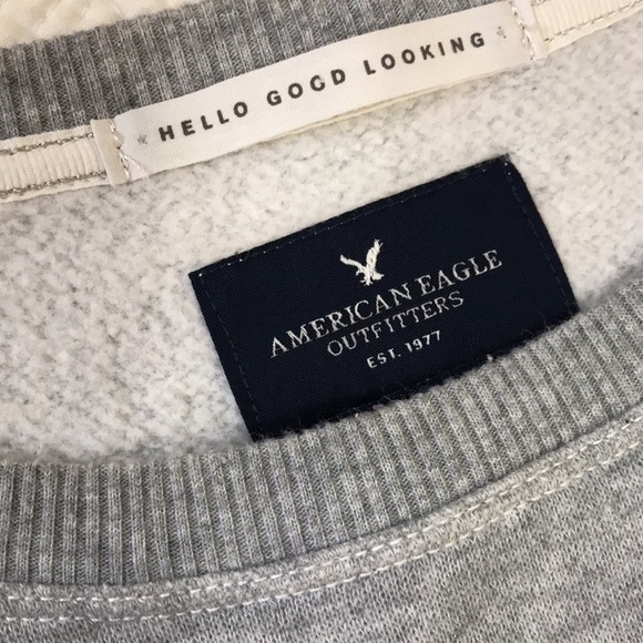 American Eagle Cozy Sequined Penguin Sweatshirt - Picture 12 of 16